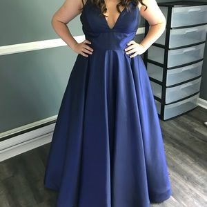 Royal Blue Sherri Hill Dress